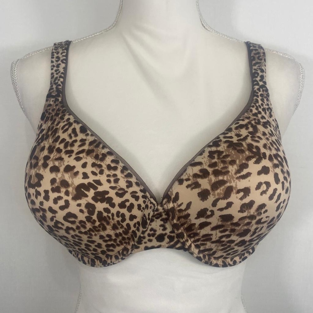 Vanity Fair 36D Leopard Print Cupped Bra
